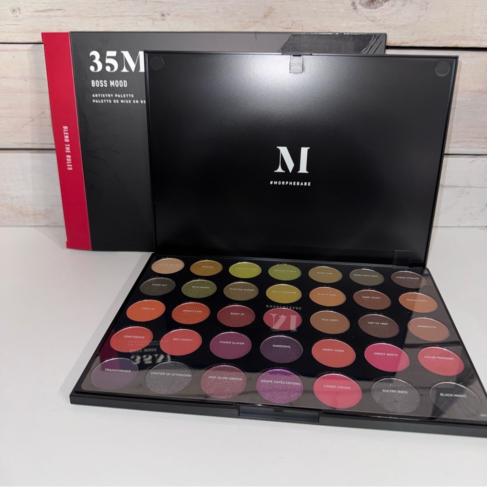 MORPHE 35M BOSS MOOD Artistry Eyeshadow Palette New in Box *RETIRED*